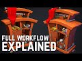 Full 3d game asset workflow explained  full tutorial