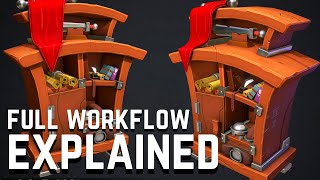 Full 3D Game Asset Workflow Explained  FULL TUTORIAL