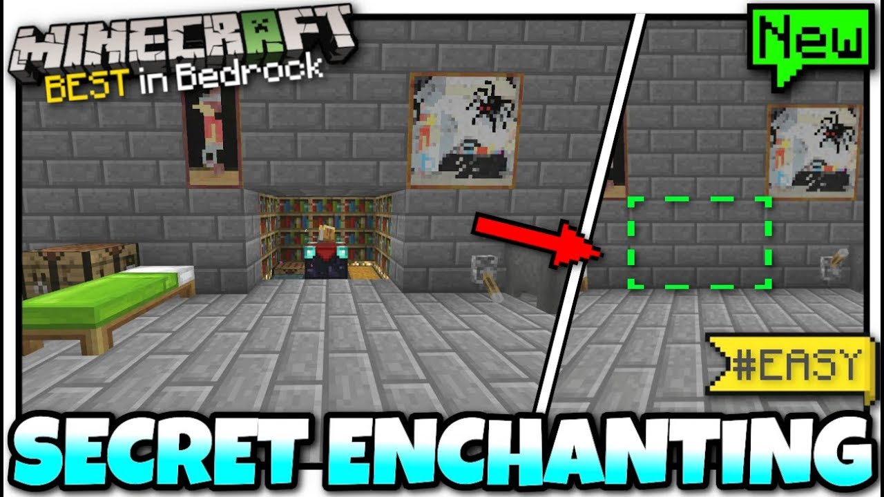 Secret room майнкрафт. Minecraft Enchantment Room. Minecraft Enchanting Room. Minecraft Compact Enchanting Room. Enchant pe tarnacop!.