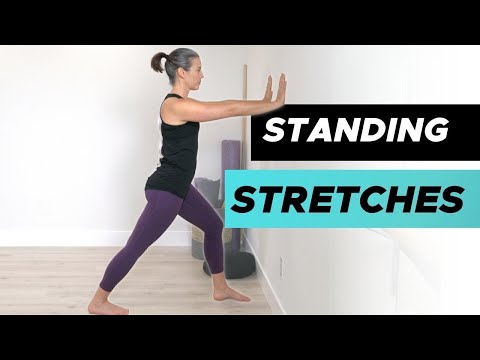 Pilates Wall Stretches