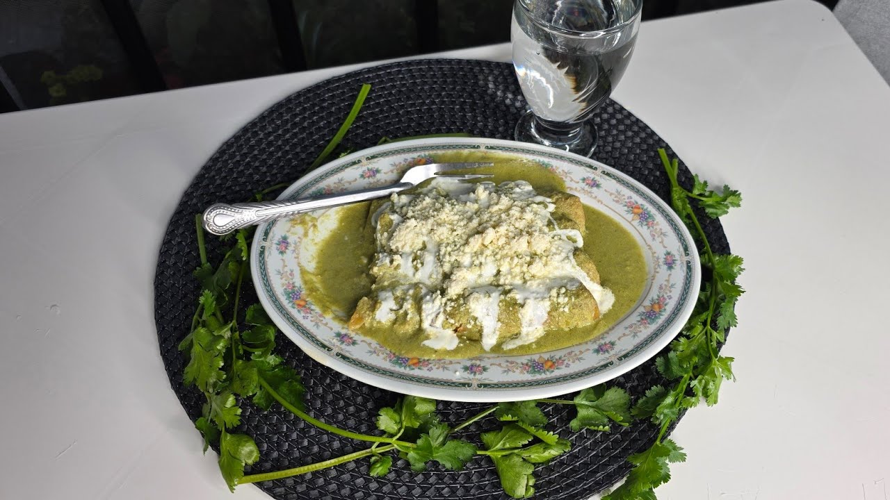 Receta de Enchiladas Verdes