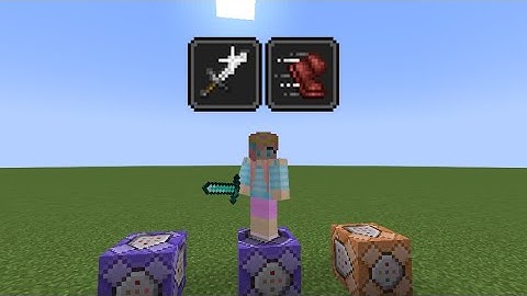 Minecraft 1.18.2: How To Run a Command When a Player Holds a Certain Item