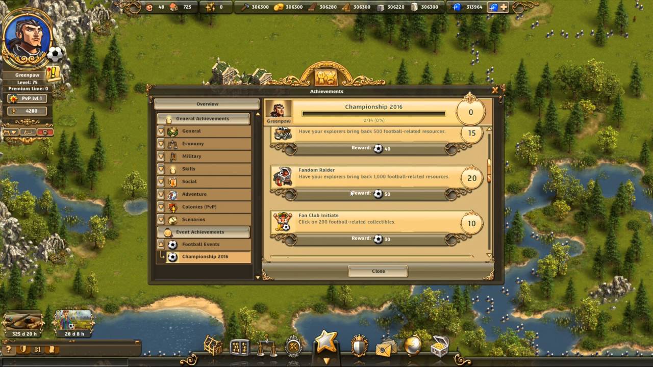 The Settlers Online Summer (Football) Event 2016 Test Server quick
