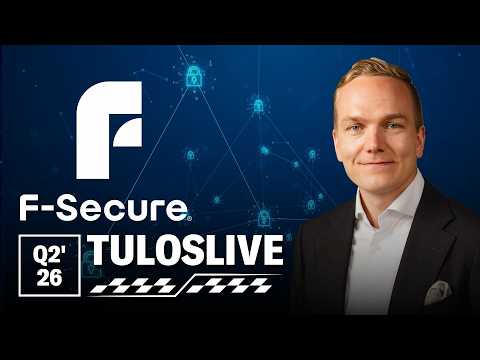 F-Secure Q2'26 -tuloslive pe 17.7. klo 7:55