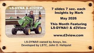 d3VIEW and LS-DYNA