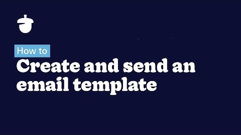 Create and send an email template in Nutshell