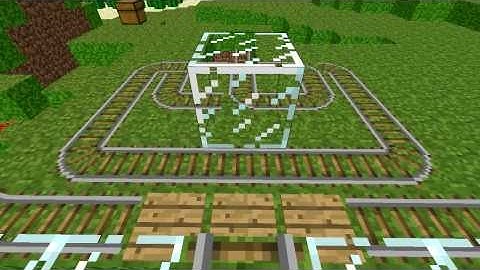 Minecraft 2-Way 4-Direction Cart Booster Station [Updated] [HD]