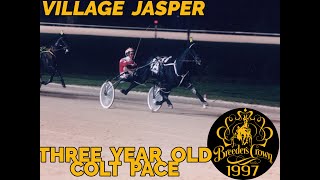 1997 Breeders Crown 3YO C G Pacing Final Mohawk Raceway Village Jasper 1 51 4