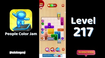 🎨 People Color Jam Level 217 Walkthrough 🌈 | Solutionguruji