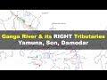 Ganga and its right bank tributaries - Yamuna, Son, Damodar river | Geography UPSC