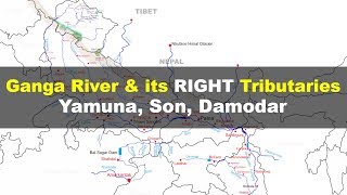 Ganga and its right bank tributaries  Yamuna, Son, Damodar river | Geography UPSC