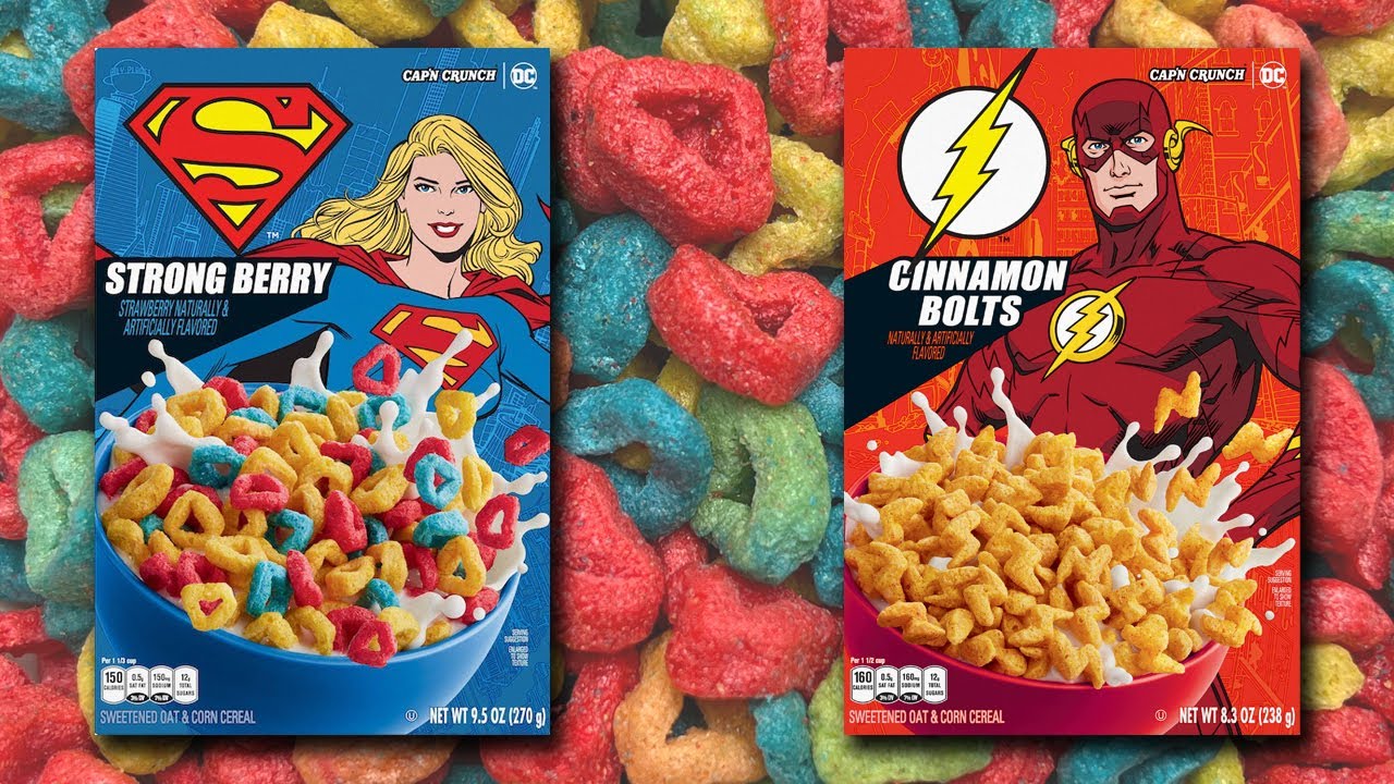 Cap'n Crunch Cinnamon Bolts & Strong Berry (2022) YouTube