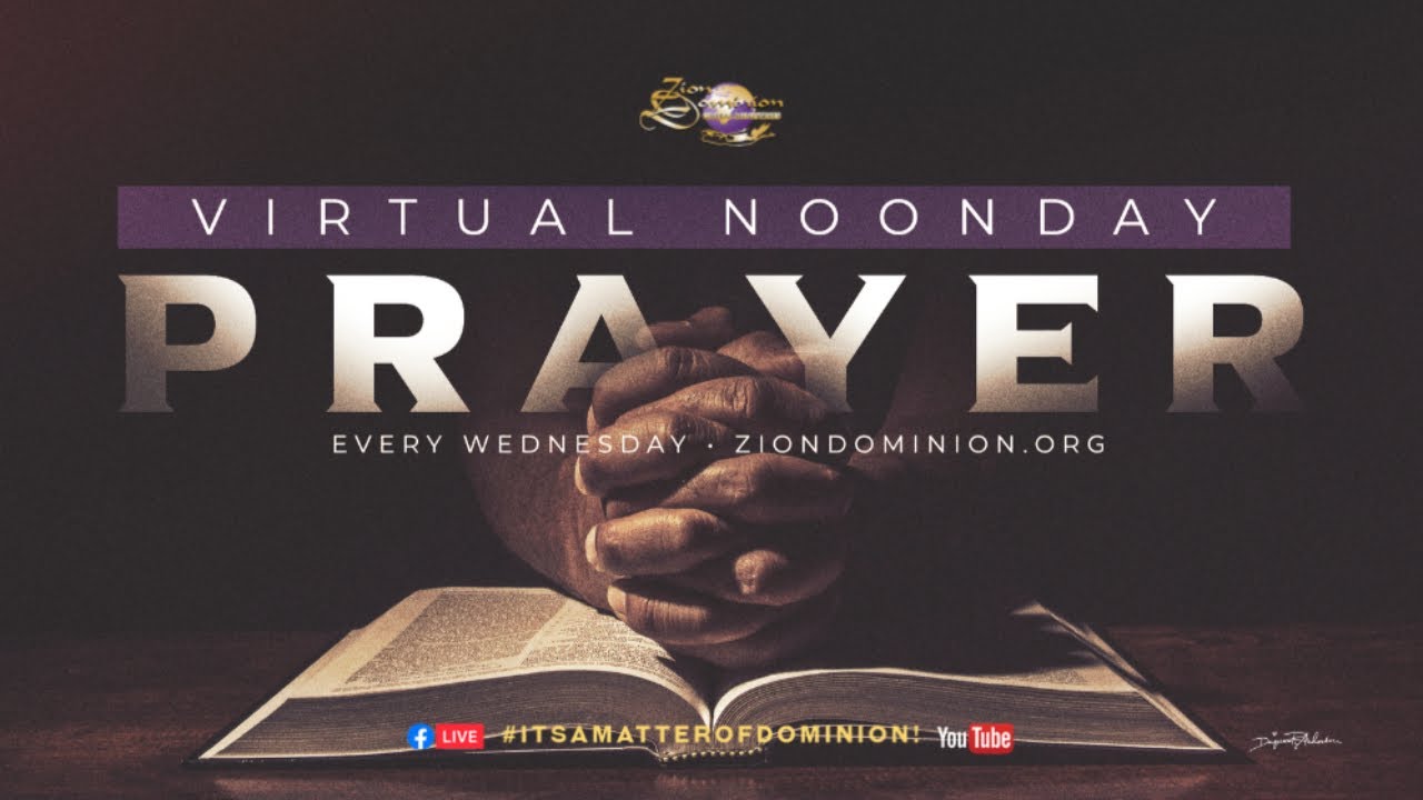 Noonday Prayer: "Let it start with you" • AP Keith D. Scott, Sr.