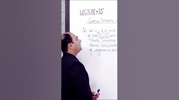 PGC Lectures-Inter Part 2-KPK Board-Statistics-Chapter 01 - Sampling Distribution of Difference