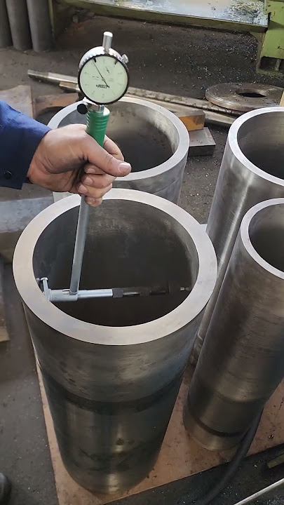 cylinder liner inside bore dimension check using Bore gauge #shorts