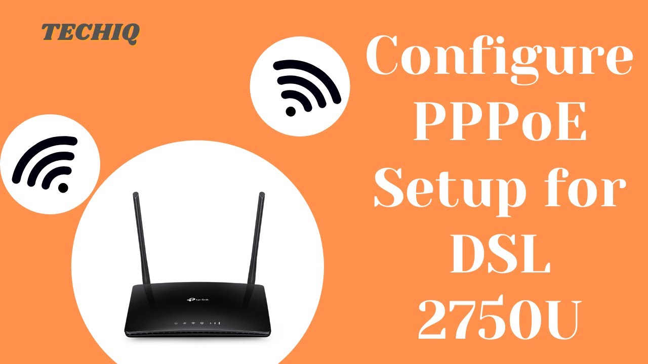 How to select WAN port in DSL2750U router & setup PPPoE