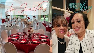 RED WHITE and GOLD Wedding Reception DECOR Setup and Final Look