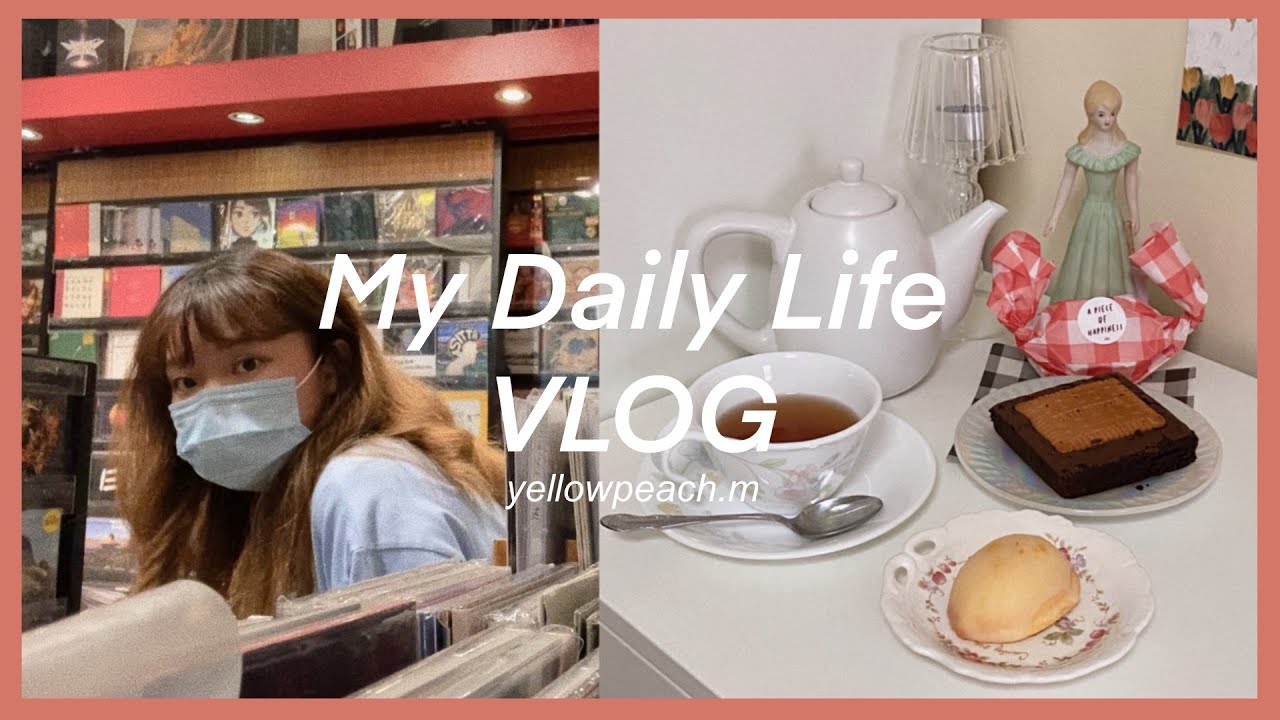 vlog ep.27 : ไปเที่ยวข้างนอก เปิดถุงshopping อยู่บ้าน ดูNetflix homecafe | yellowpeach