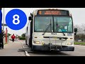 Houston metro bus 8 fannin south to west bellfort obi orion vii bus