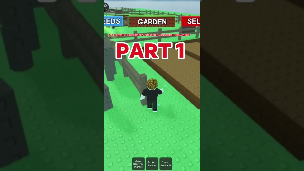 GETTING 1M WITH CARROT IN GROW A GARDEN MODDED