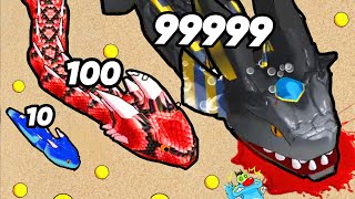 OGGY Upgrading Noob Snake To GOD LEVEL Snake In | Snake Clash Game | Noob vs Pro vs Hacked