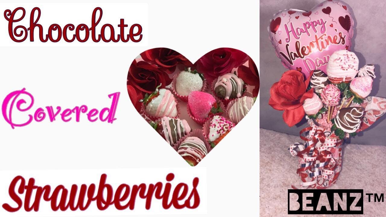 Strawberries chocolate covered easter flowers Chocolate Covered Strawberries | Strawberry Gift Arrangement - YouTube