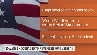 Flags will fly at half-staff to honor deceased World War II pilot from Shenandoah