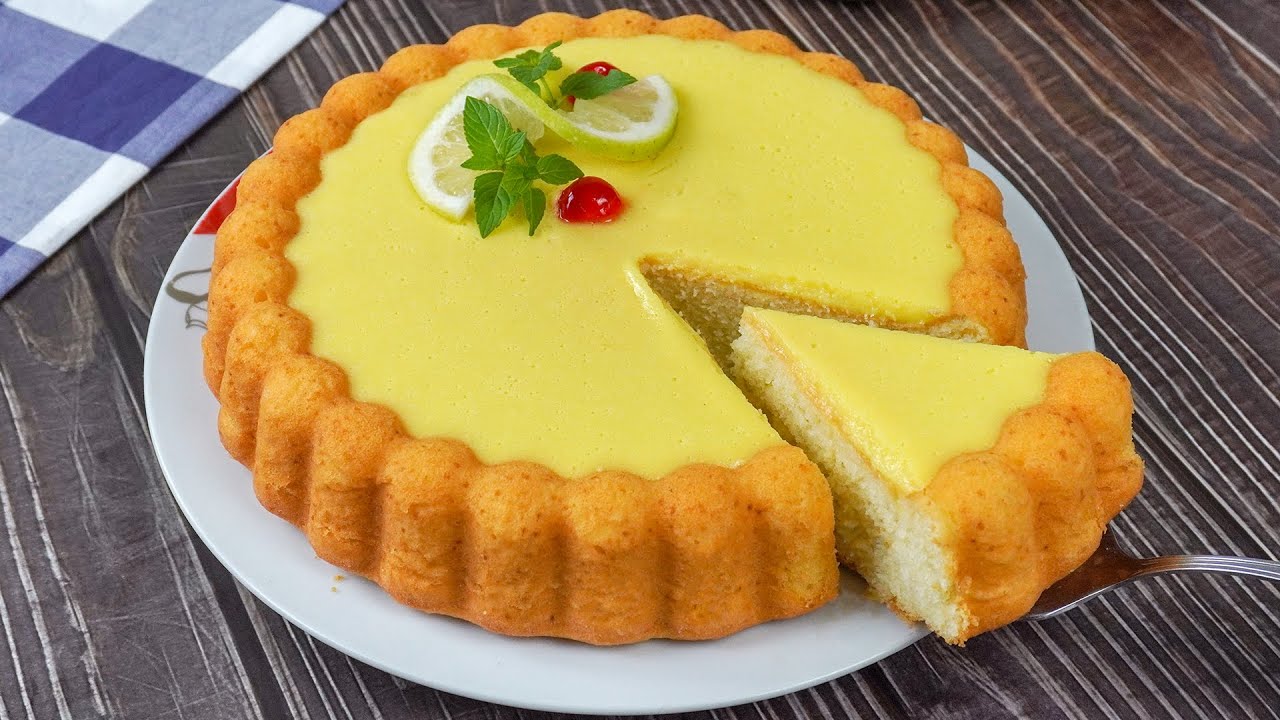 أروع كيك بالليمون ستجربه - كيك المول العجيب