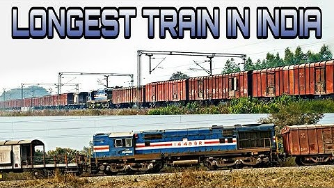 Longest Train in India. PYTHON Train (INDIAN RAILWAYS)2 km