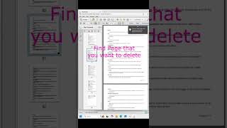 Delete some page on pdf document using adobe acrobat 11 #computerscience #tipsandtricks