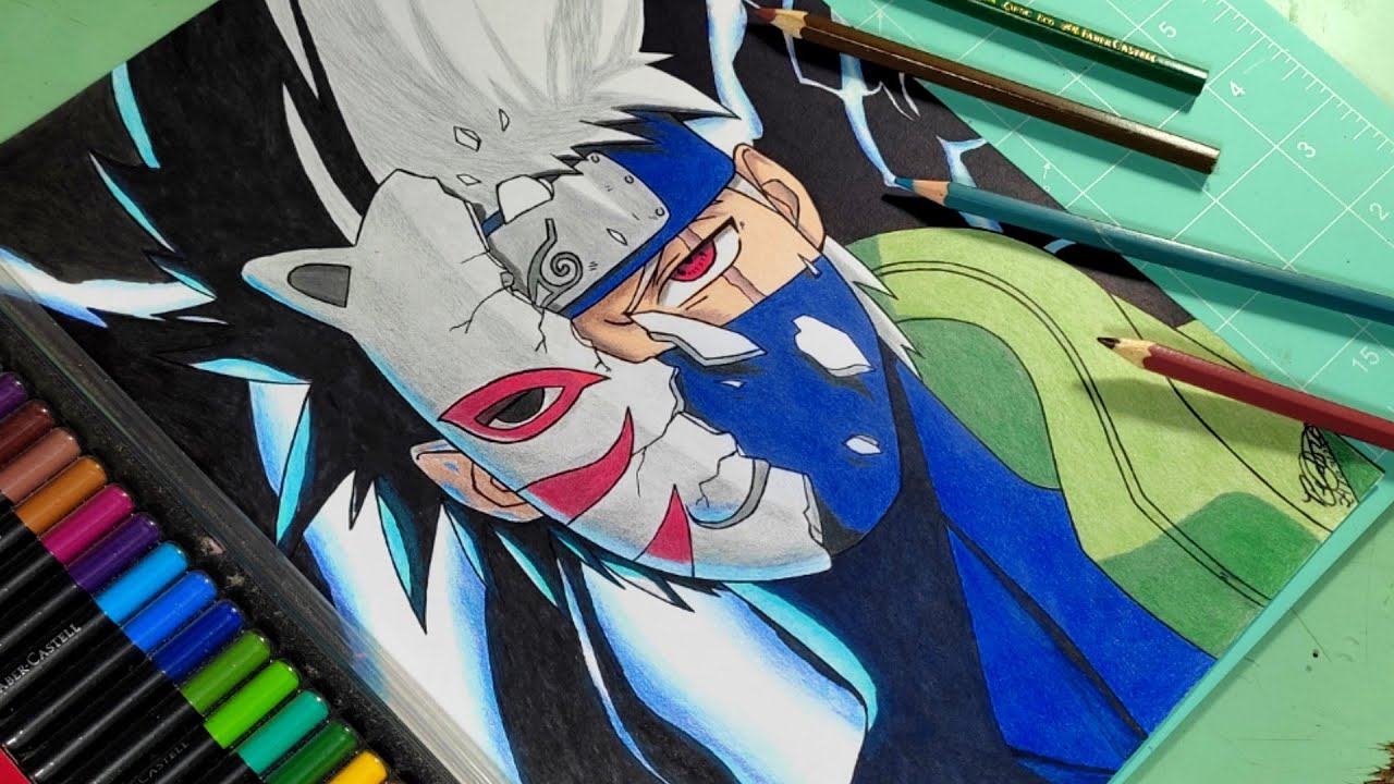 Incrível Kakashi para colorir