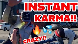 Crazy Karen PEPPER-SPRAYED After ATTACKING 1A Auditor!! MUST SEE!!!