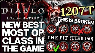 Diablo 4 - This is HUGE - New Best Class in Season 13 - Most OP Classes Power Ranking & More Guide!