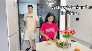 Chinese Husband Cooked Our Weekend Lunch 🥘| My Bhindi receipe 🌱 screenshot 4