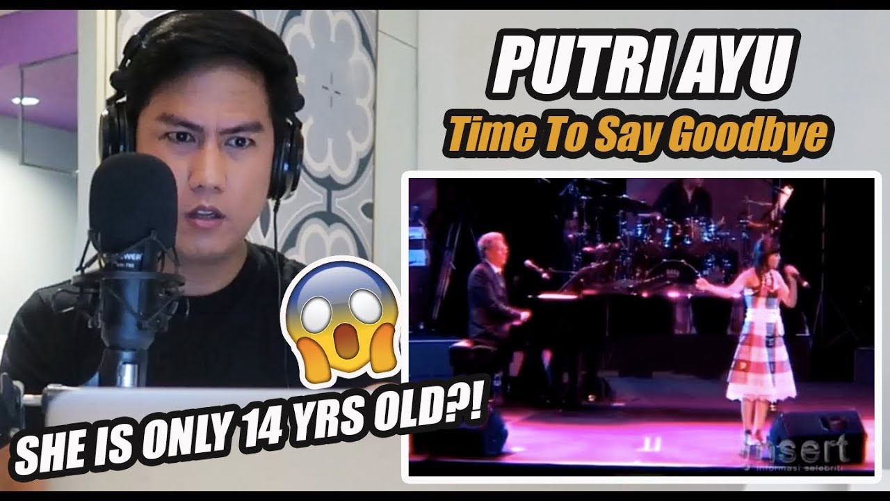 VOCALIST REACTS to Putri Ayu - Time To Say Goodbye (Conte Partiro) with David Foster