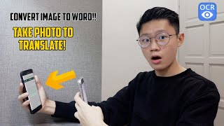 HOW TO CONVERT IMAGE TO WORD FAST AND EASY!! | Free Image to Text Converter screenshot 2