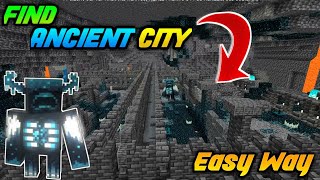 How to Find ANCIENT CITY/DEEP DARK BIOME in MINECRAFT PE/BE screenshot 4