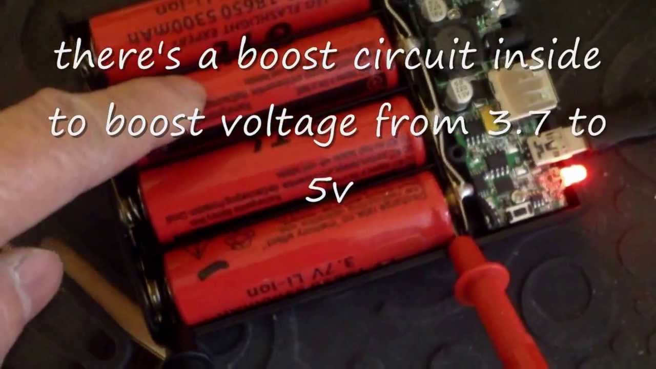 18650 lithium ion battery box charger power supply YouTube
