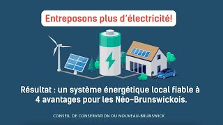 L’entreposage De L’électricité Pour La Fiabilité Et La Résilience Du Nouveau-Brunswick