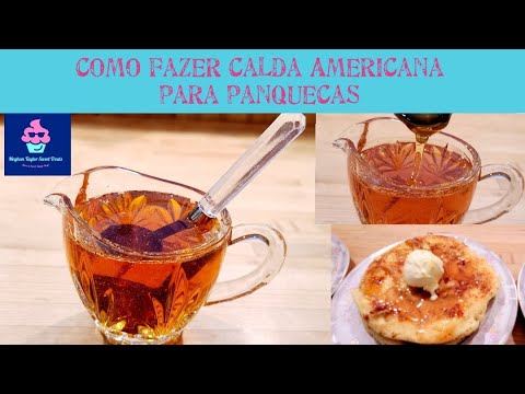 Vídeo: Molho De Panqueca Doce De Creme