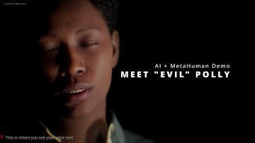 "Meet Evil Polly" Demo - Using Unreal Engine, DeepGram, ChatGPT and Amazon Polly to make metahumans.