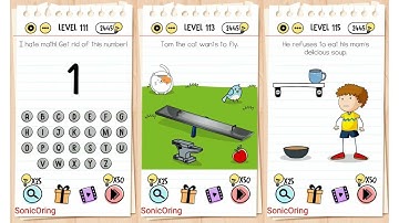 Brain Test Level 111 112 113 114 115 Walkthrough