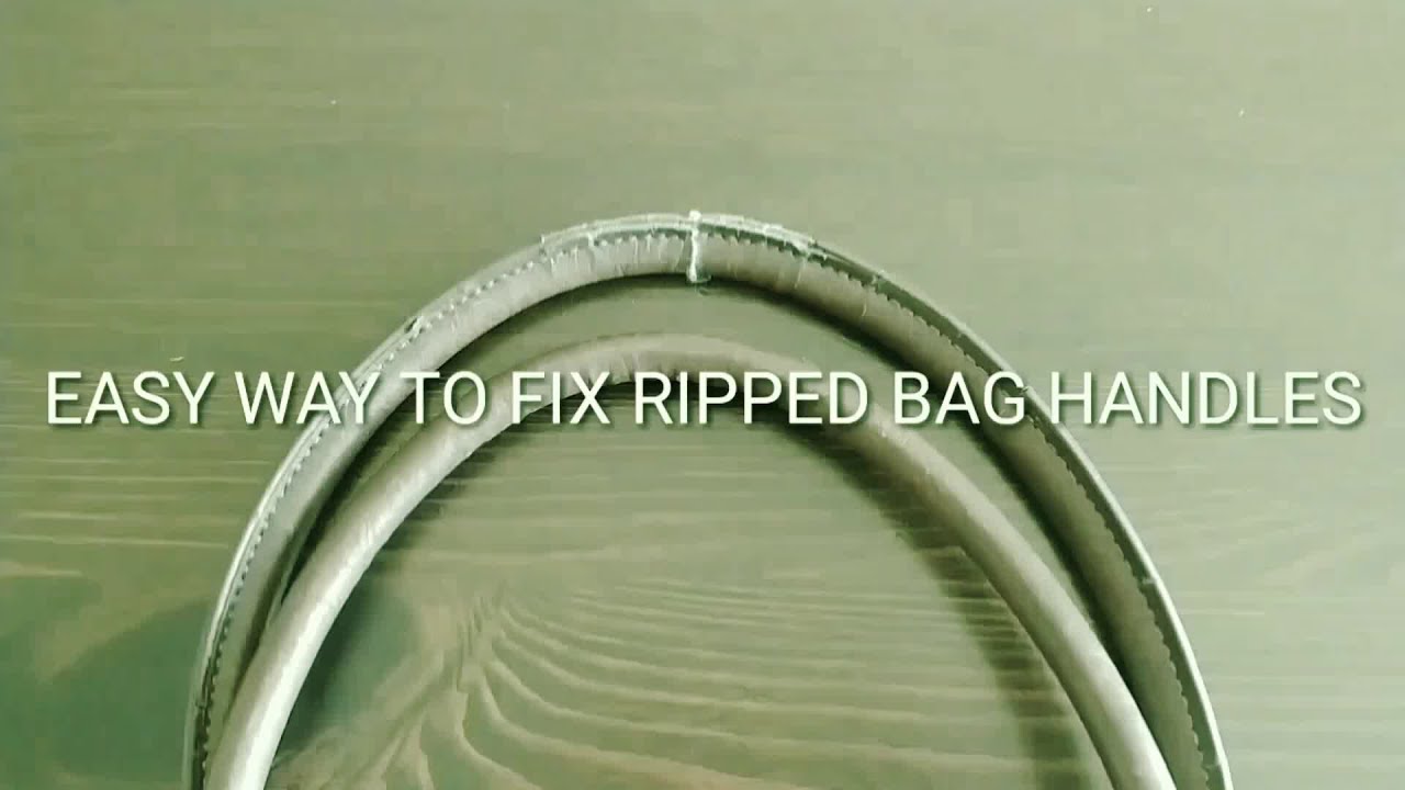 QUICK FIX HACK - Broken handle strap I bought this bag a few tears a, Thrift Finds