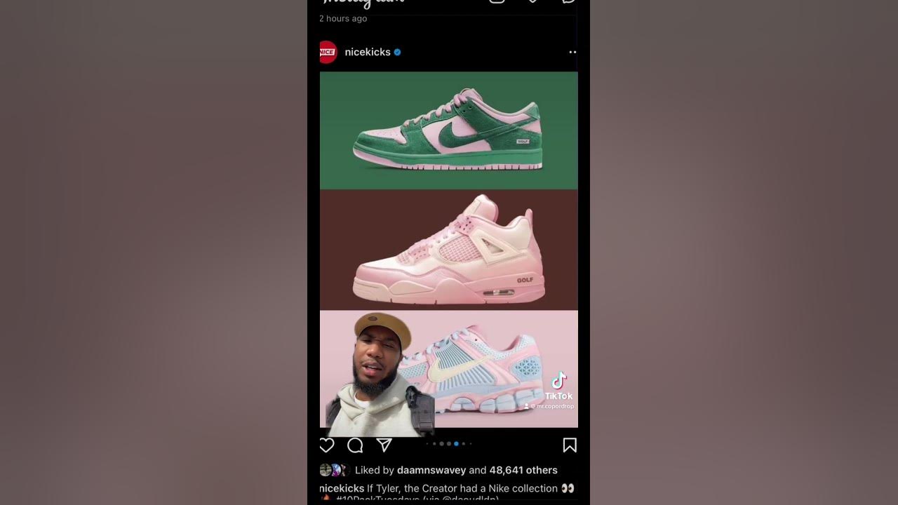 Tyler the creator x Nike Concept sneakers shoes kicks hype 