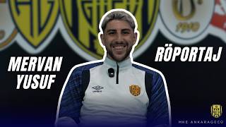 🎤 Mikrofon Mervan Yusuf Yiğit’te #Ankaragücü 💛💙