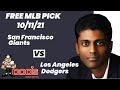 MLB Pick - San Francisco Giants vs Los Angeles Dodgers Prediction, 10/11/21 Best Bet Today