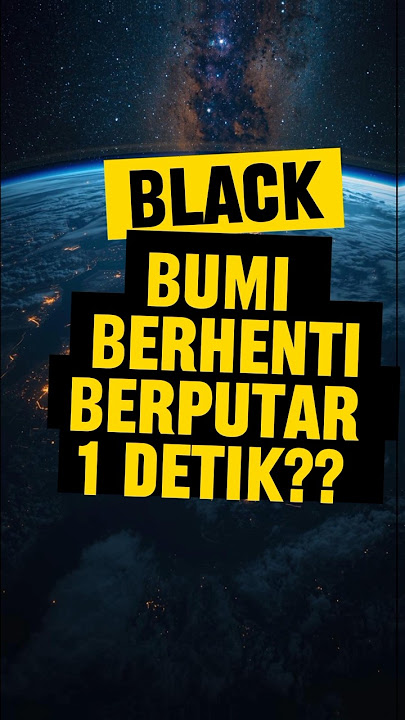 Bayangkan! Bumi Berhenti Berputar 1 Detik… Ini yang Terjadi! 😱🌍 #faktaunik
