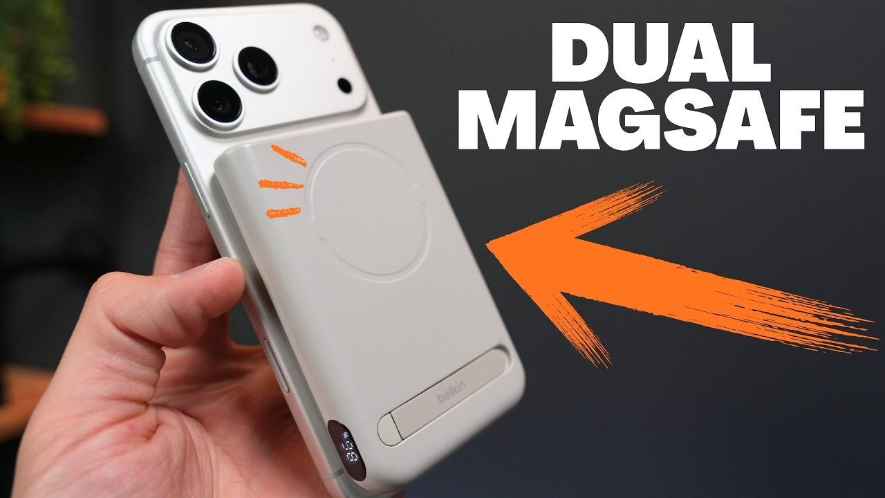 Belkin UltraCharge Pro 10K Power Bank Has Dual MagSafe?