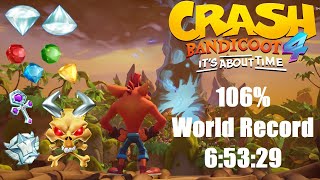 (FWR) Crash Bandicoot 4: It's About Time - 106% Speedrun (6:53:29)