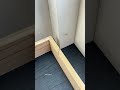 Easy trim instalation hack #woodworking #classicwood #wood #woodscraft #diy #carpenter #woodwork